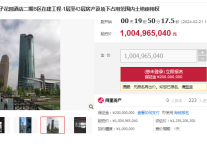 武汉亢龙太子花园酒店二期B区在建工程及土地，10亿起拍