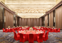 国庆好日连连，内江富力万达嘉华酒店婚宴红红火火