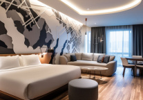 锦江酒店：酒店签约后到开业周期约3-4个月，转换比例约80%