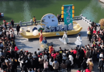 新春首日，三河古镇人山人海，共赏古韵风华