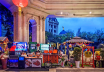 青岛万达文华酒店利用啤酒花园开拓暑期夜经济