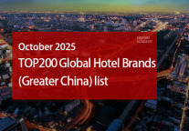 Greater China Global Hotel Brands TOP 200 Ranking List - October 2025