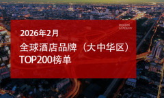 TOP200 Global Hotel Brands (Greater China) in February 2026