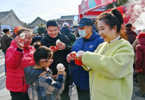 山海关古城年博会，面香飘满关城！
