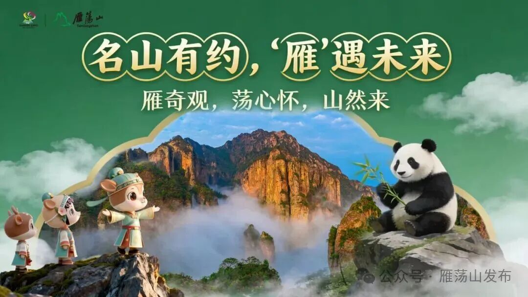就在今天！大熊猫&雁荡山的相遇，等你来~