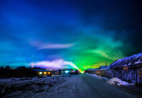 中国首个极光主题博物馆在黑龙江漠河开放