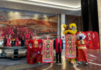 瑞狮跃动贺新岁 福启马年新征程 —— 兰州富力万达文华酒店大年初一舞狮迎新活动圆满举行