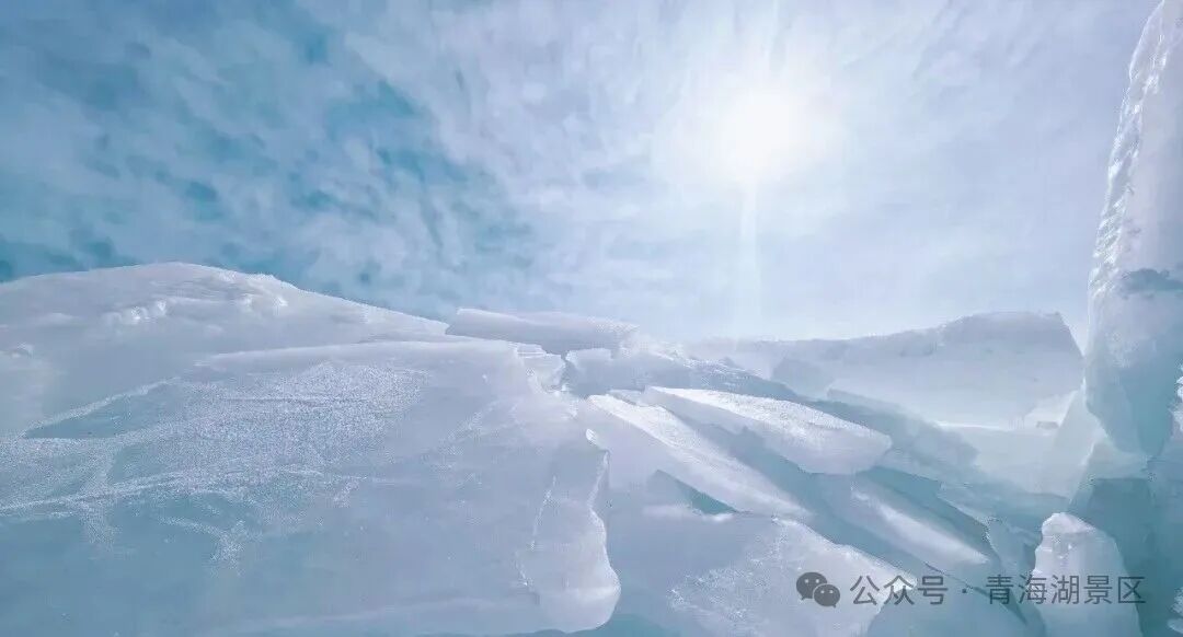 【遇见青海湖蓝冰】青海湖的蓝冰，是冬天写给人间的浪漫诗行