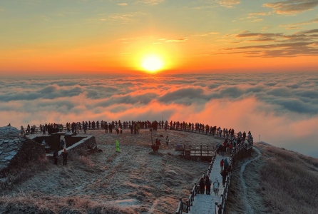 拿下新年“开门红”，萍乡武功山这个元旦又火了