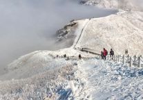 绝了！！武功山景区冬日暖阳太适合爬山啦～