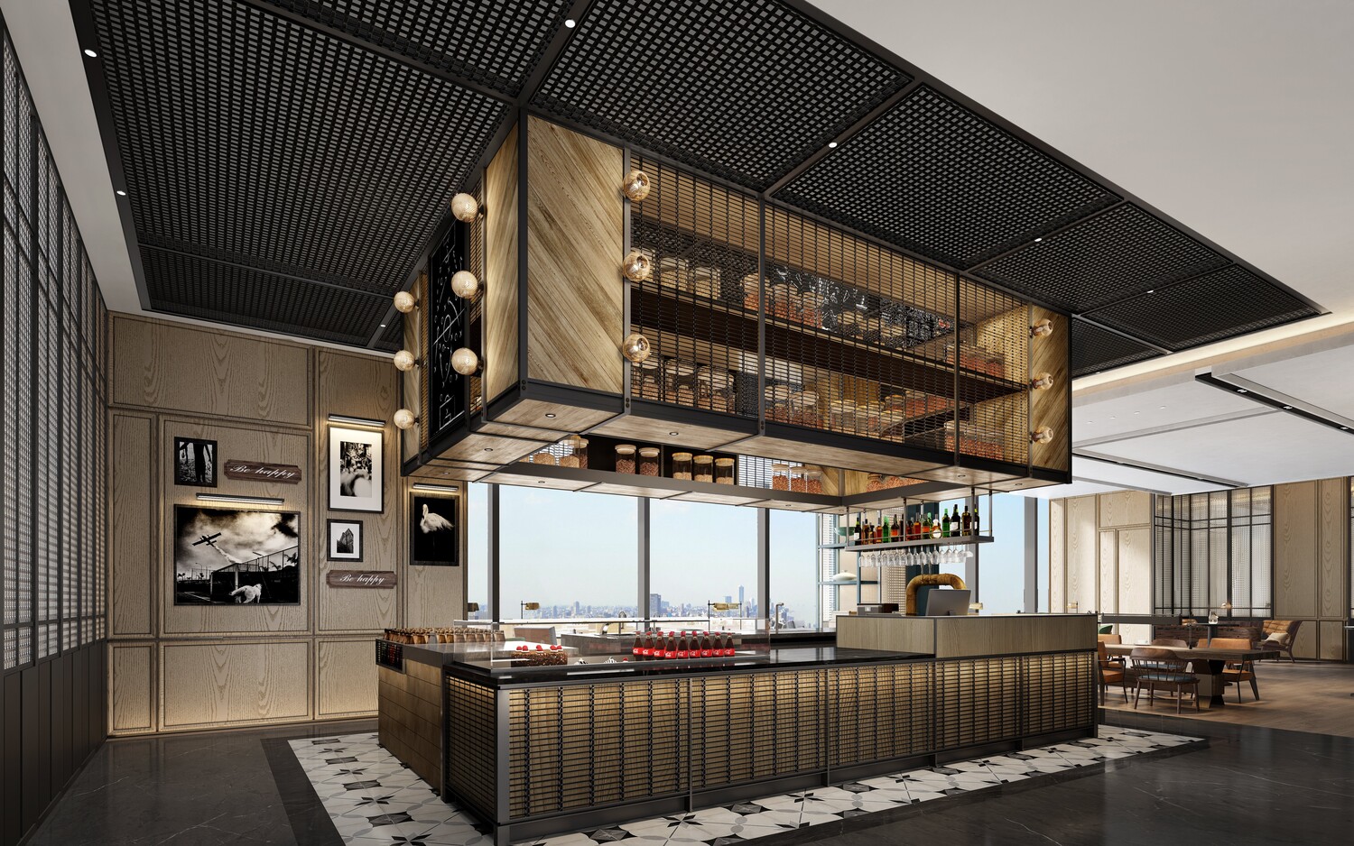 深圳机场福朋喜来登酒店玩啤食社(The MESH)_效果图.jpg