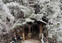 又下雪啦！武功山申请加入全国下雪群聊！