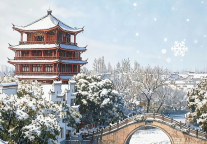 你是否也期待，三河古镇的雪呢？