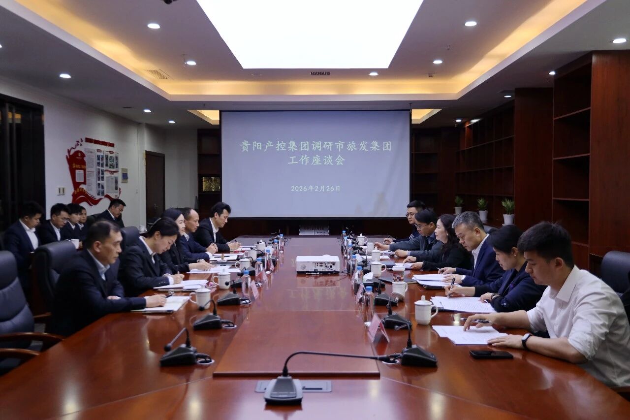 芮波带队到贵阳旅发集团调研并座谈