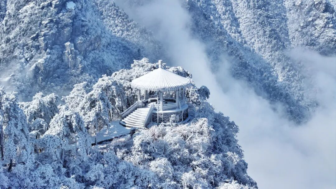 绝美雪景即将到来！庐山风景区即将迎来今冬首场降雪？