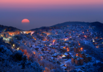 庐山风景区雪景十二时辰