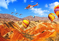 张掖七彩丹霞景区2025年游客接待量已突破200万人次 