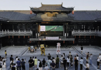 呼！哈！“江门小醒狮”跃入三河古镇