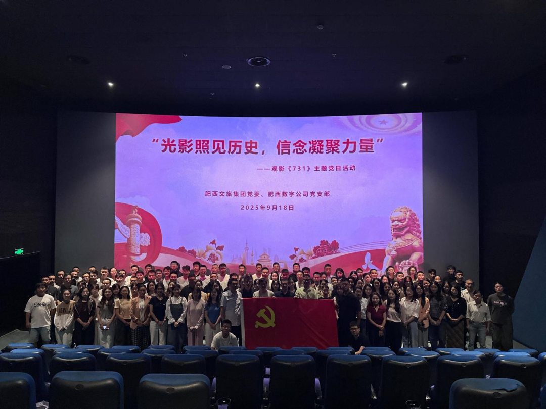 肥西文旅集团党委联合肥西数字公司党支部开展共建主题党日活动