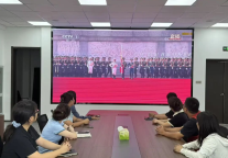 肥西文旅集团组织集中观看纪念中国人民抗日战争暨世界反法西斯战争胜利80周年大会