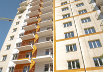 海口江东新区保障性租赁住房项目首栋封顶