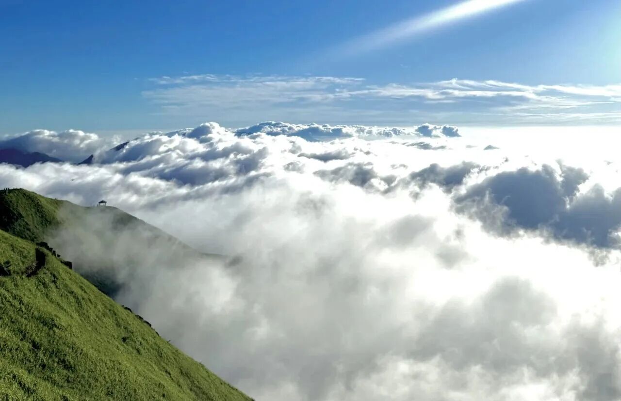 0元住民宿‼️武功山景区“躺赢式”春游大放送～
