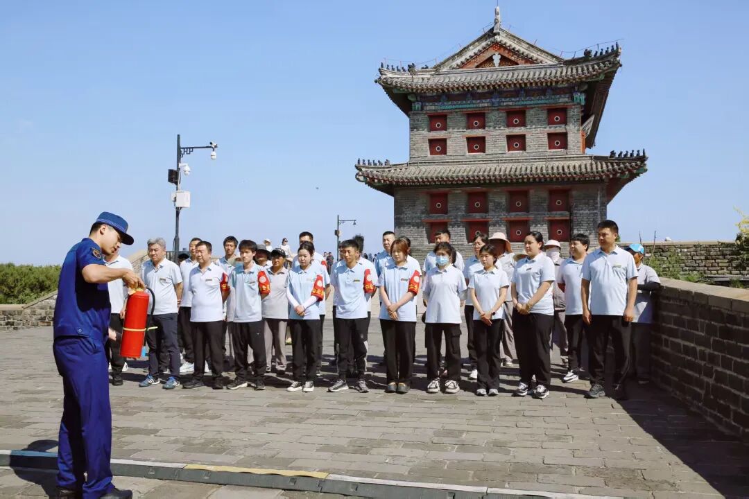 山海关景区文物消防演练圆满完成