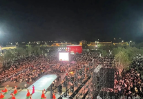 陆家班在洪洞大槐树景区举办九周年演唱会