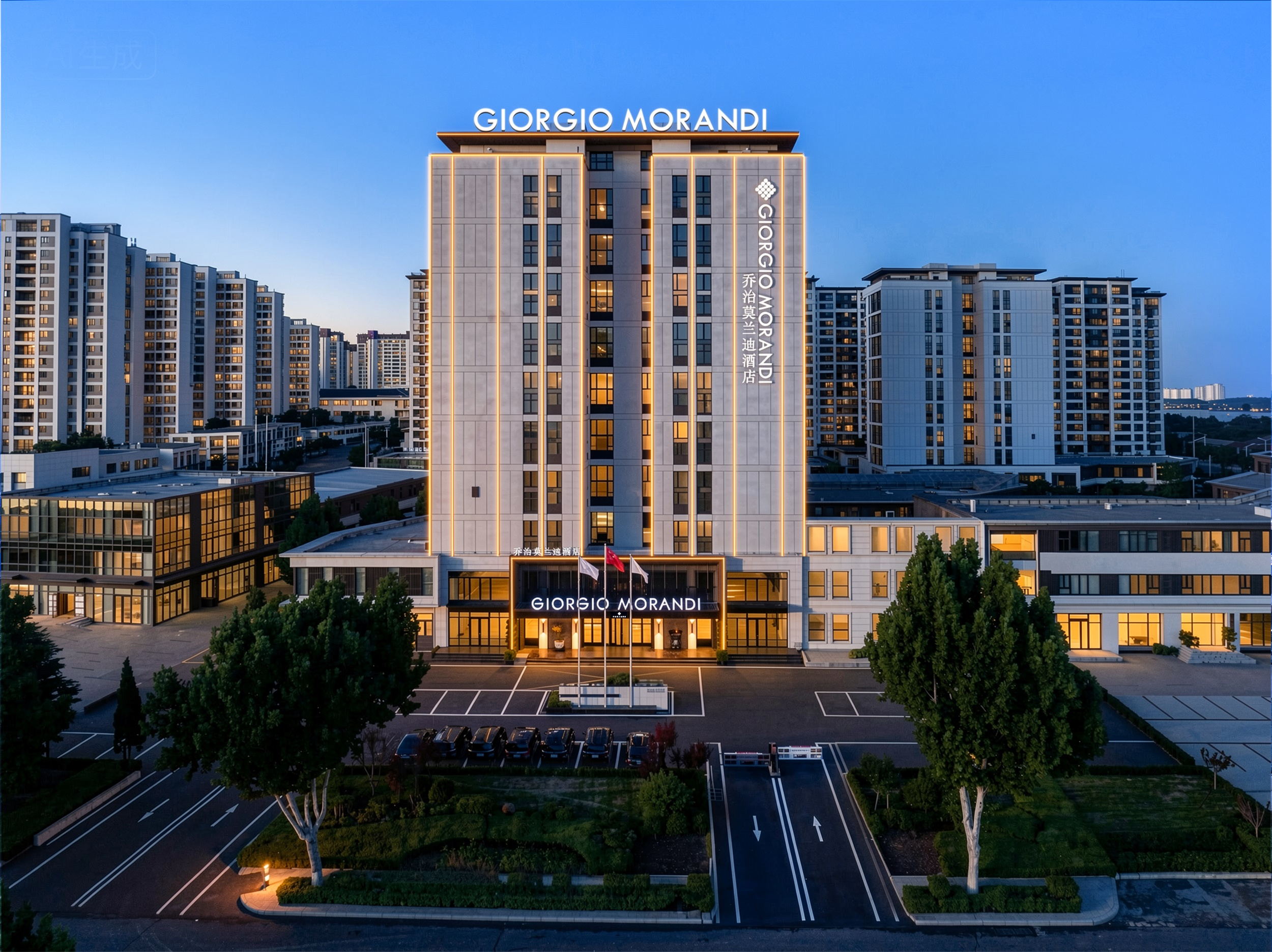 雅驻即墨，艺启泉海｜乔治莫兰迪酒店（青岛即墨北站店）温柔赴启！