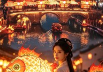 追剧《家业》不过瘾？来三河古镇，邂逅现实版的鱼灯盛宴！