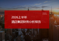2026上半年酒店集团财务分析报告