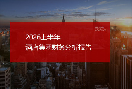 2026上半年酒店集团财务分析报告