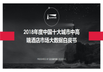 2018年度中国十大城市中高端酒店市场大数据白皮书（精华版）