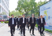 中国建设银行董事长田国立一行调研润家乐璟生活社区