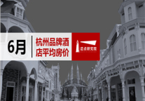  2019年6月杭州品牌酒店平均房价
