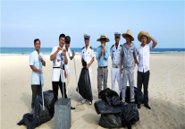 海南香水湾书香海景酒店 “蓝丝带海洋保护”在行动