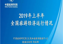 2019年上半年全国旅游经济运行情况