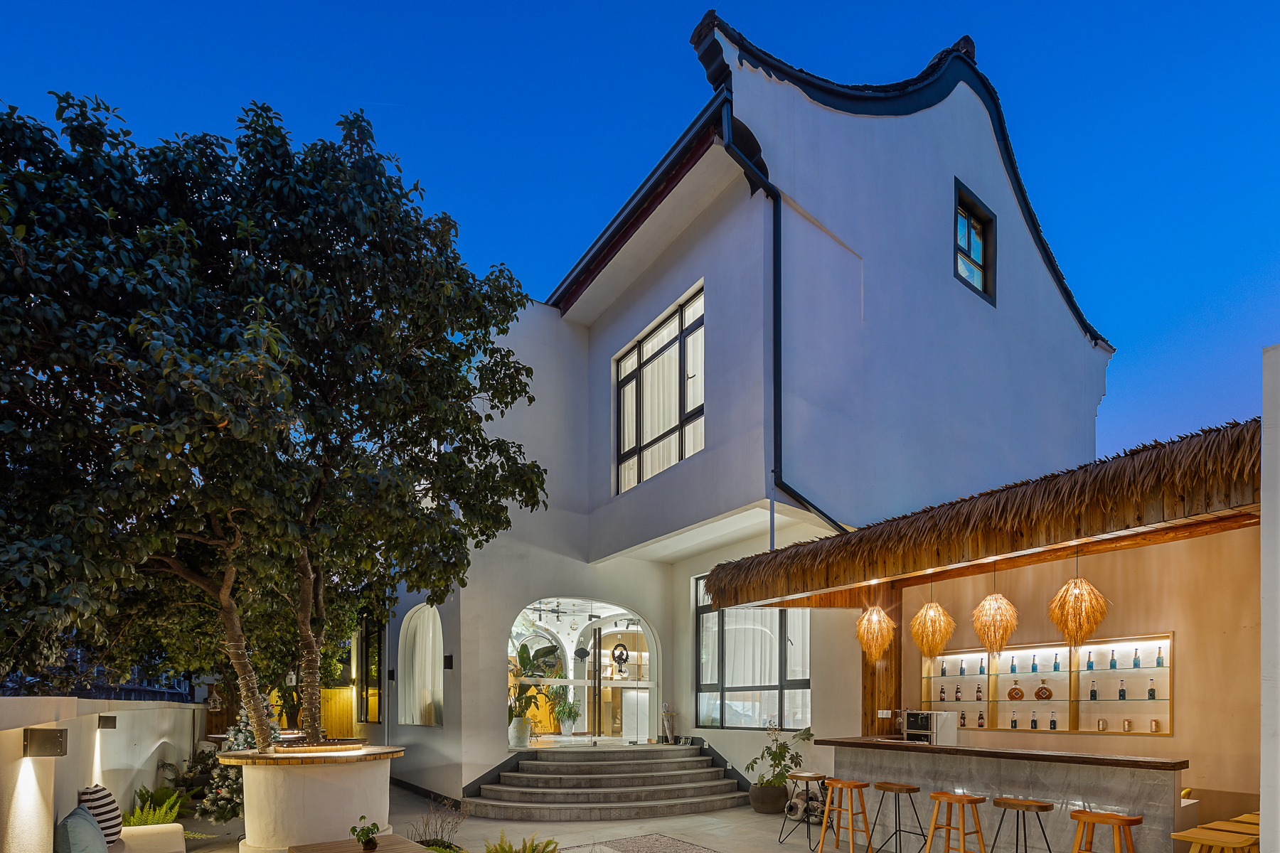 花筑n分身设计范影院民宿绍兴鲁迅故里店