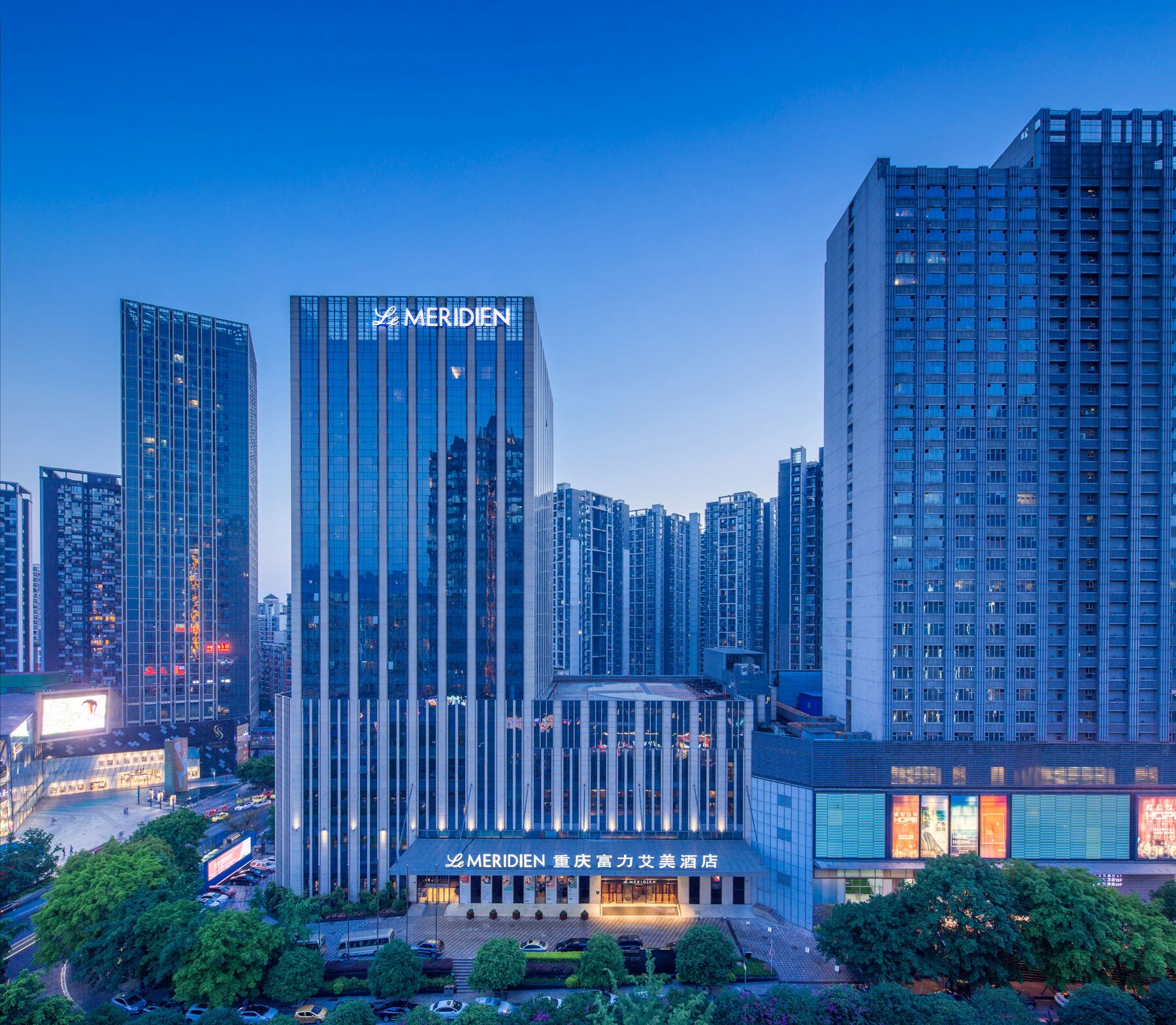 重庆来福士洲际酒店预订及价格查询,Intercontinental Raffles City_八大洲旅游