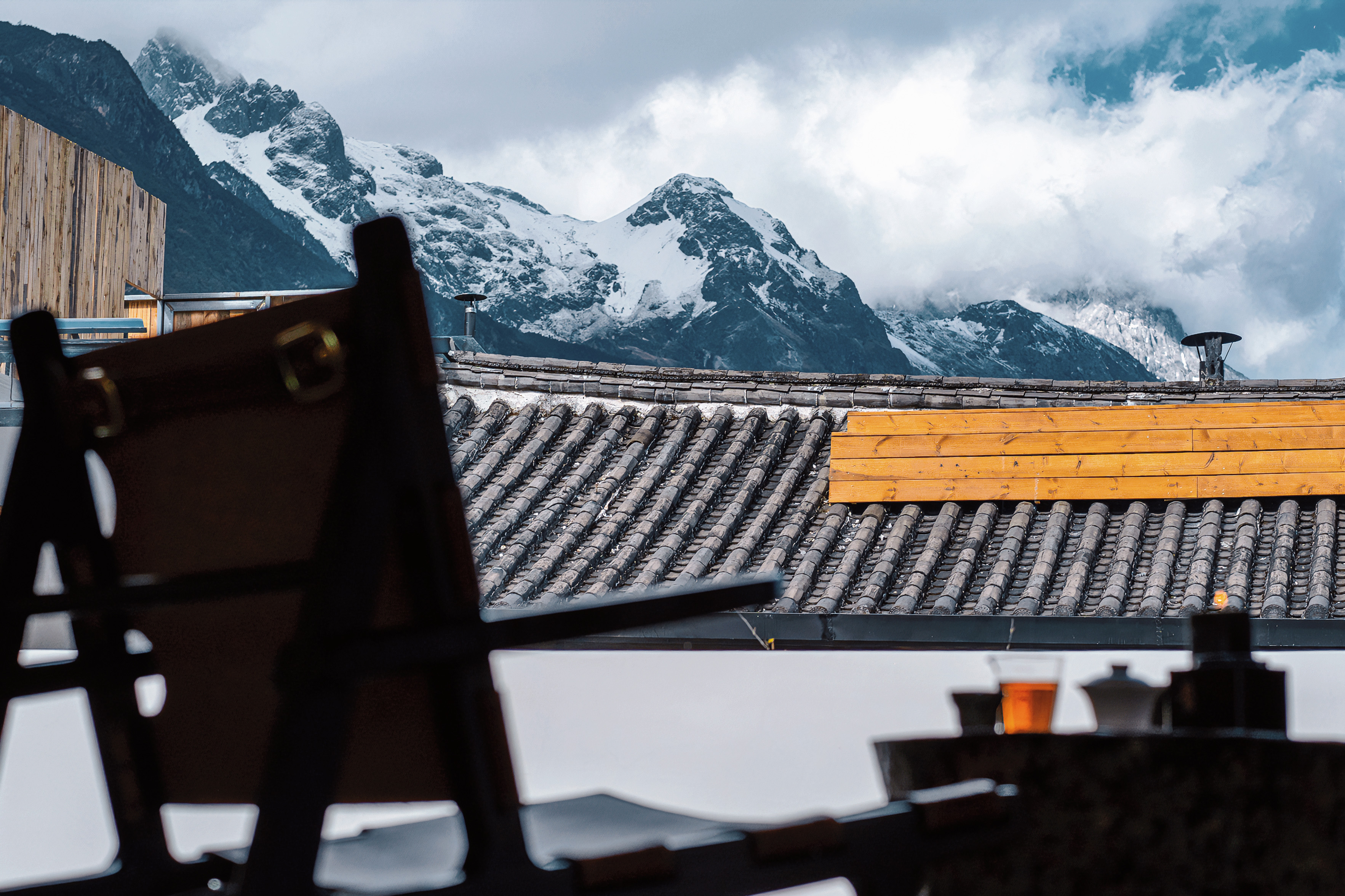 丽江白沙丘里茶居雪山观景民宿